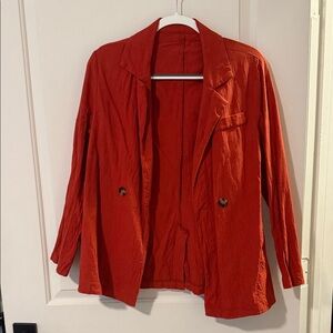 Women's Red Blazer Jacket